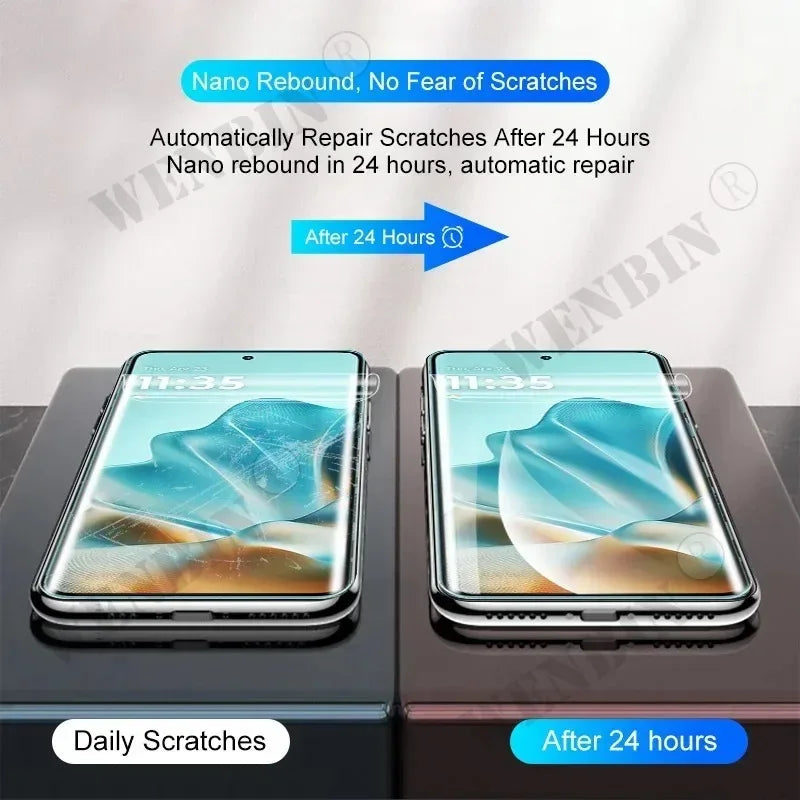 Oppo Screen Protector Hydrogel Film Full Coverage - 5 Pack Tidesmit