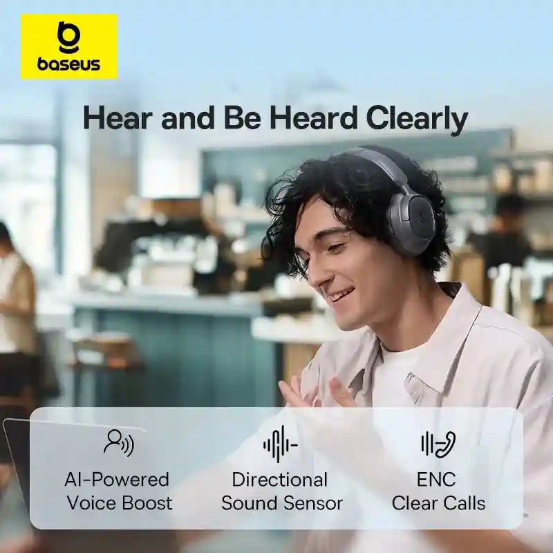 Wireless Headphones Over-Ear with 80-Hour Battery Life | Tidesmit Tidesmit