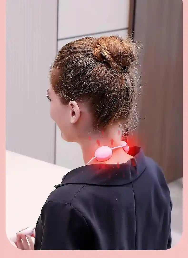 Eye Massage Instrument: 3-in-1 Rechargeable Heat Therapy Device - Pink Eye Massage Instrument Tidesmit