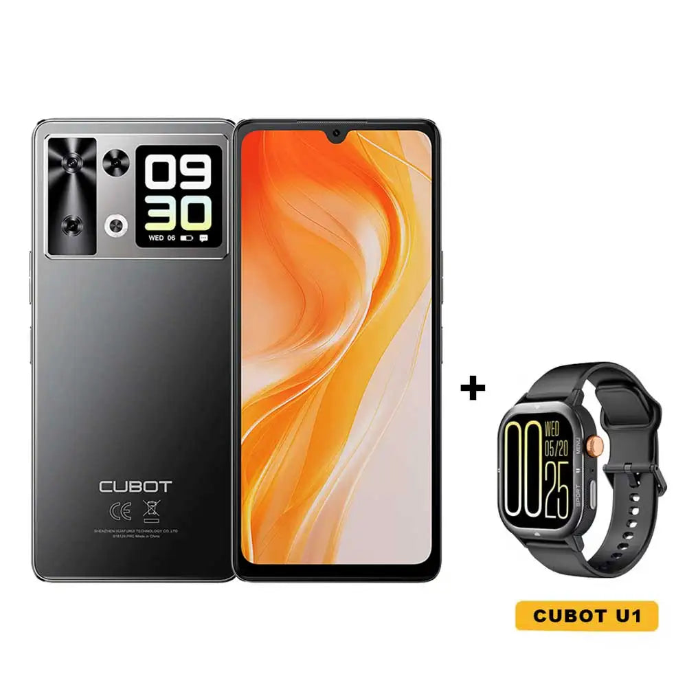 Cubot Android Smartphone P90, G100 Octa-core, 2.2GHz, Dual Speakers, 24GB+256GB, 6.88" 120Hz Screen, 64MP, 5100mAh,NFC, 4G Phone