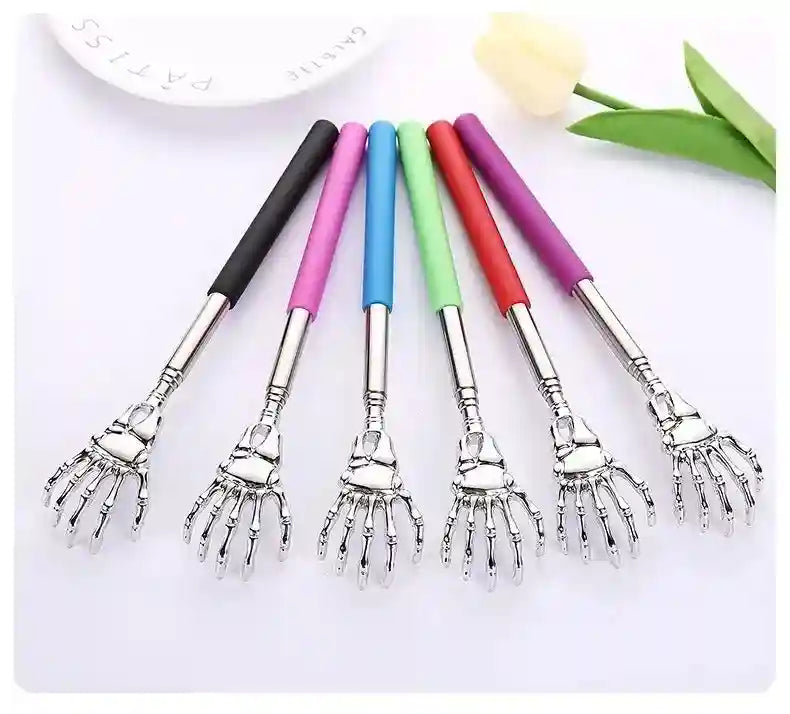Extendable Stainless Steel Back Scratcher - Durable Manual Massager Massage Roller Tidesmit