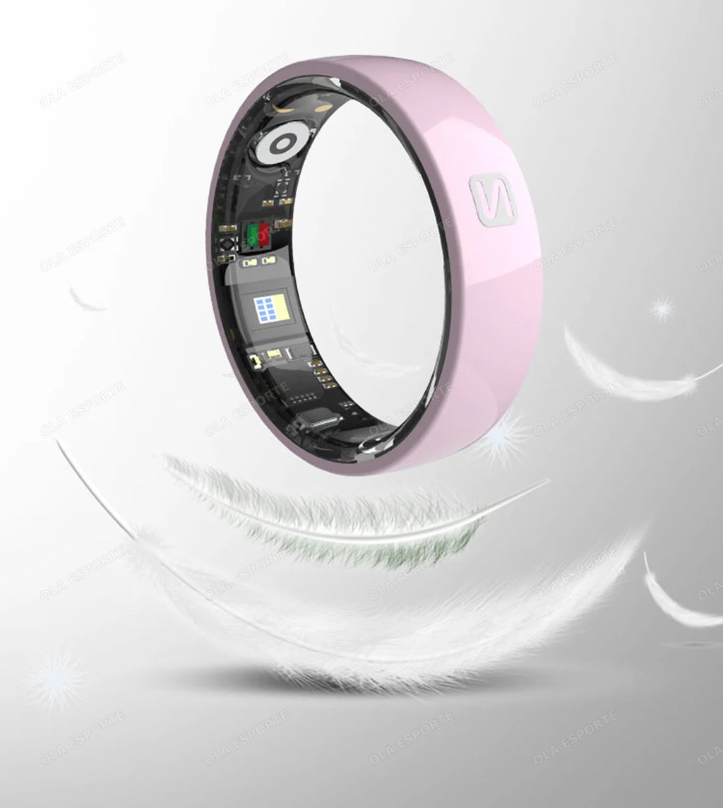 Smart Health Ring - Waterproof Fitness Tracker with Biometric Sensor Tidesmit