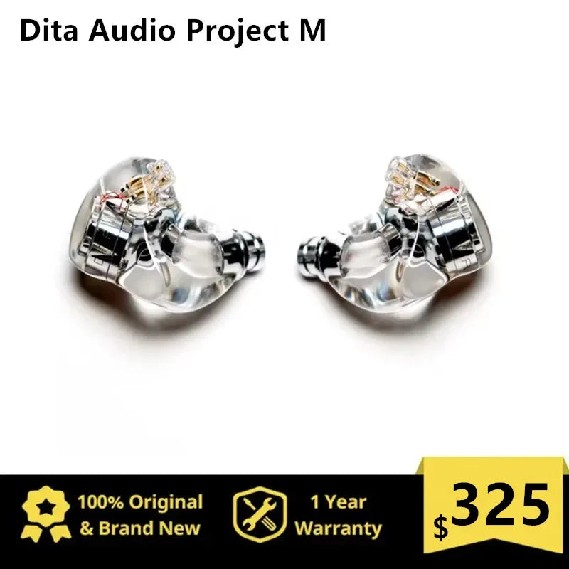 Project M Hybrid IEMs With Modular 3.5mm 4.4mm Cable | Tidesmit Tidesmit