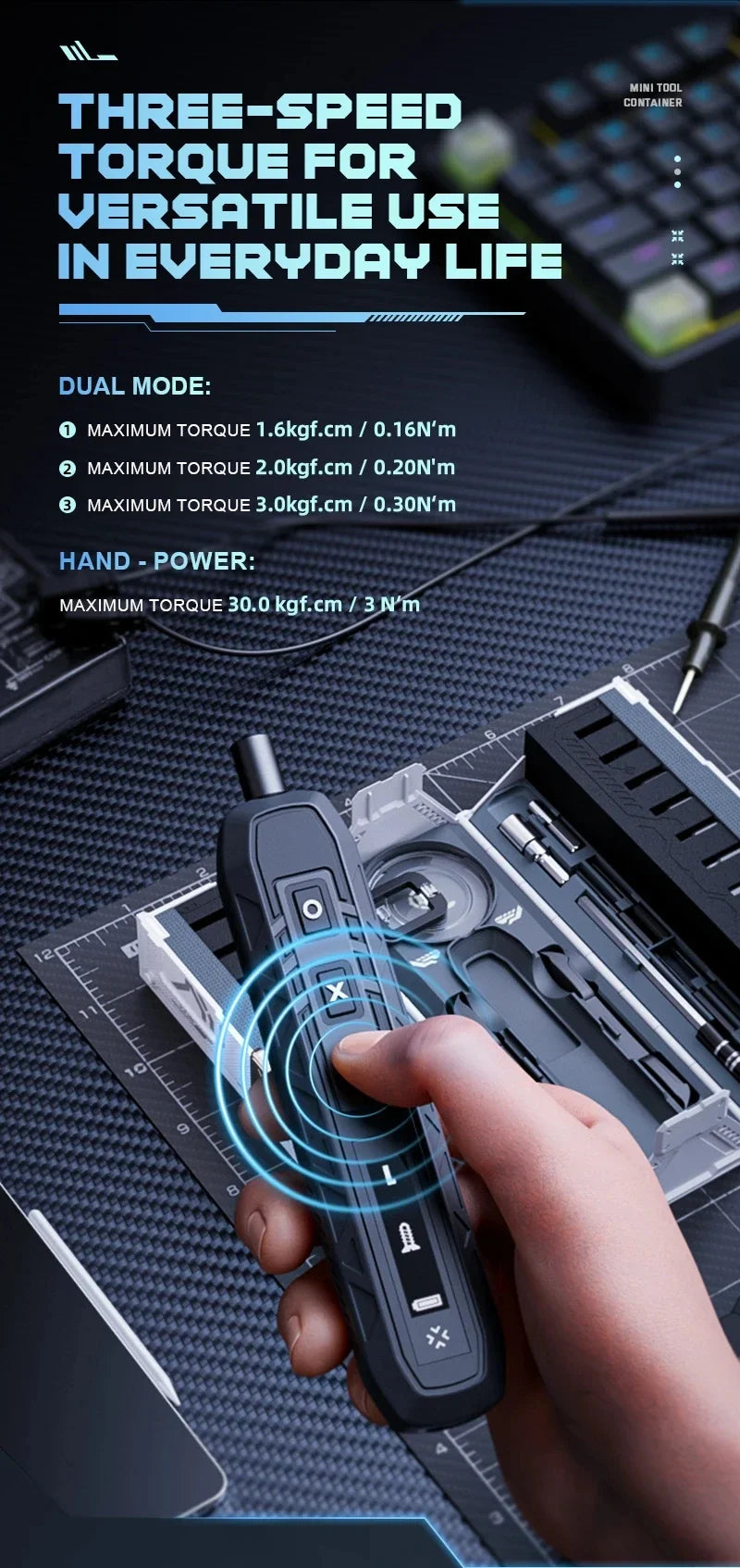 180 in 1 Precision Electric Screwdriver Set for Drone & Tech Repair Tidesmit