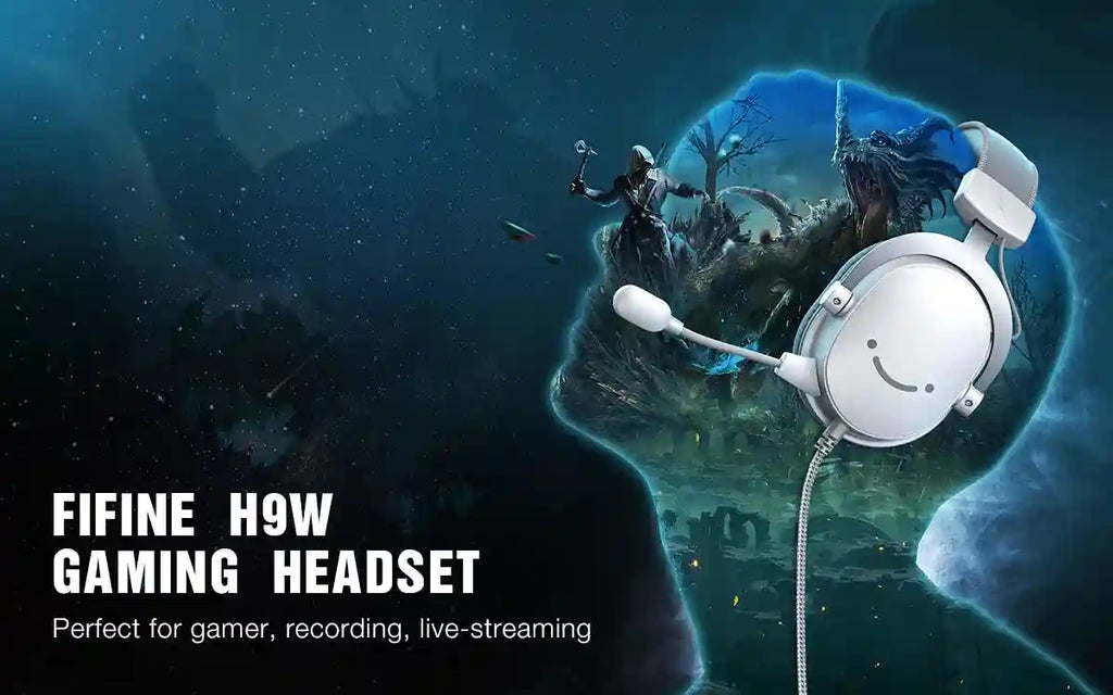 USB Gaming Headset 7.1 Surround Sound Wired PC PS5 H9W Tidesmit