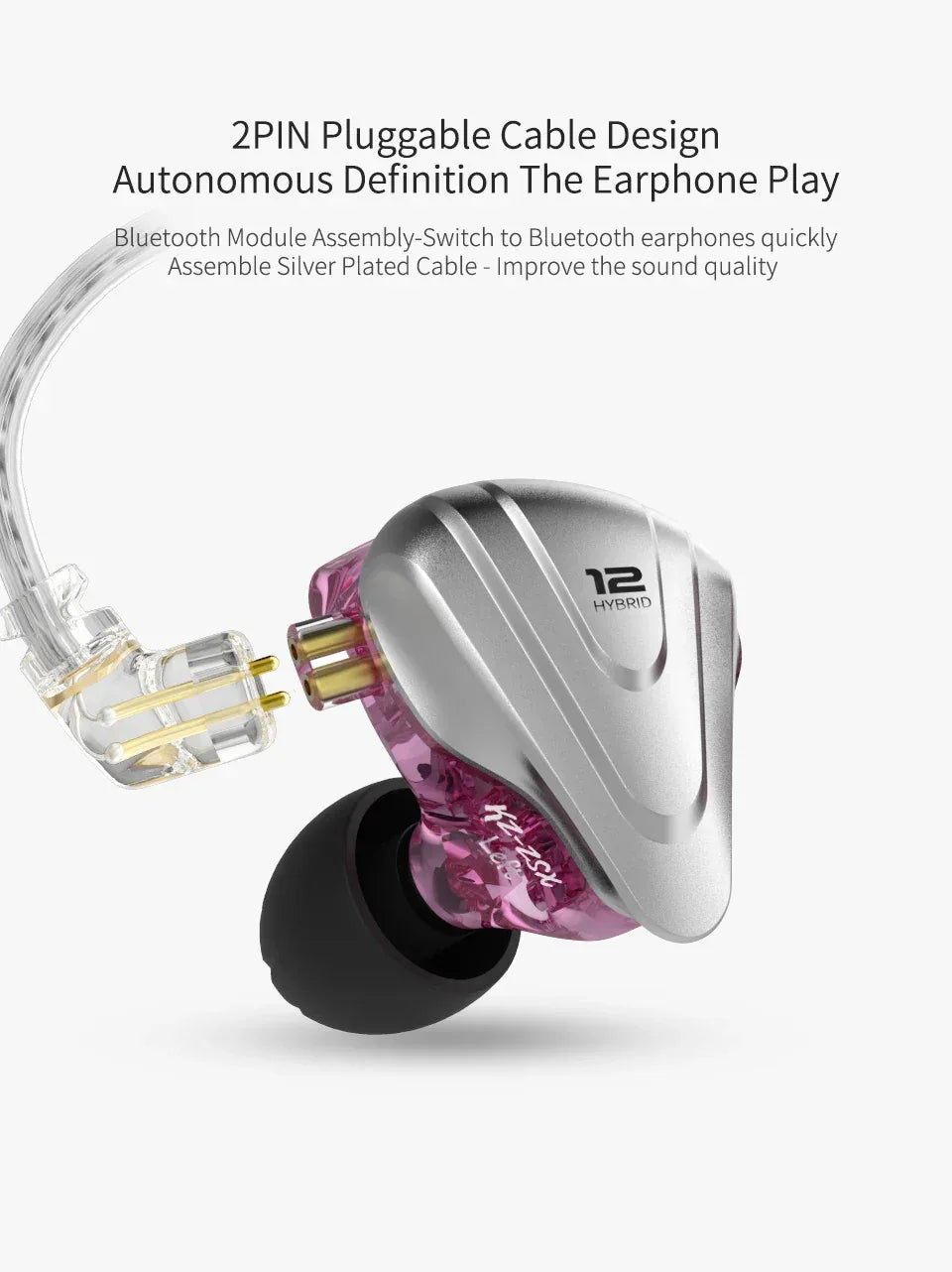 KZ ZSX 12-Driver Hybrid In-Ear Monitors by Tidesmit Tidesmit