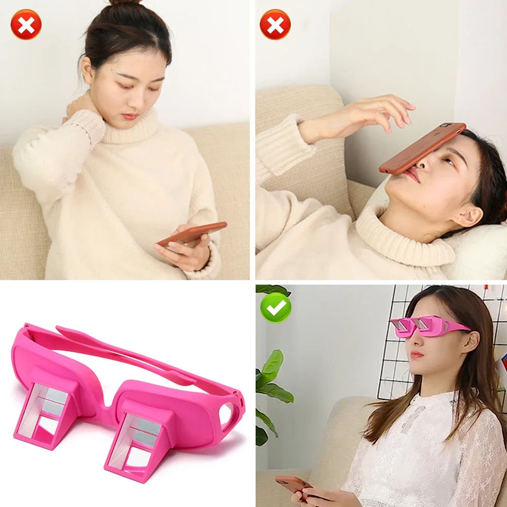 Lazy Reading Glasses - Prismatic Periscope View for Bed by Tidesmit Tidesmit