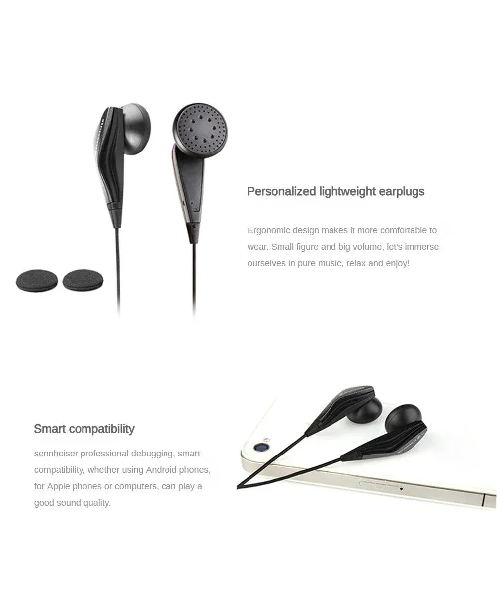 Tidesmit Wired Stereo Earbuds – Deep Bass In-Ear Headphones Tidesmit