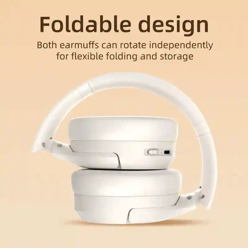 Wireless Headphones with Active Noise Cancellation - L50 Over-Ear Model Tidesmit
