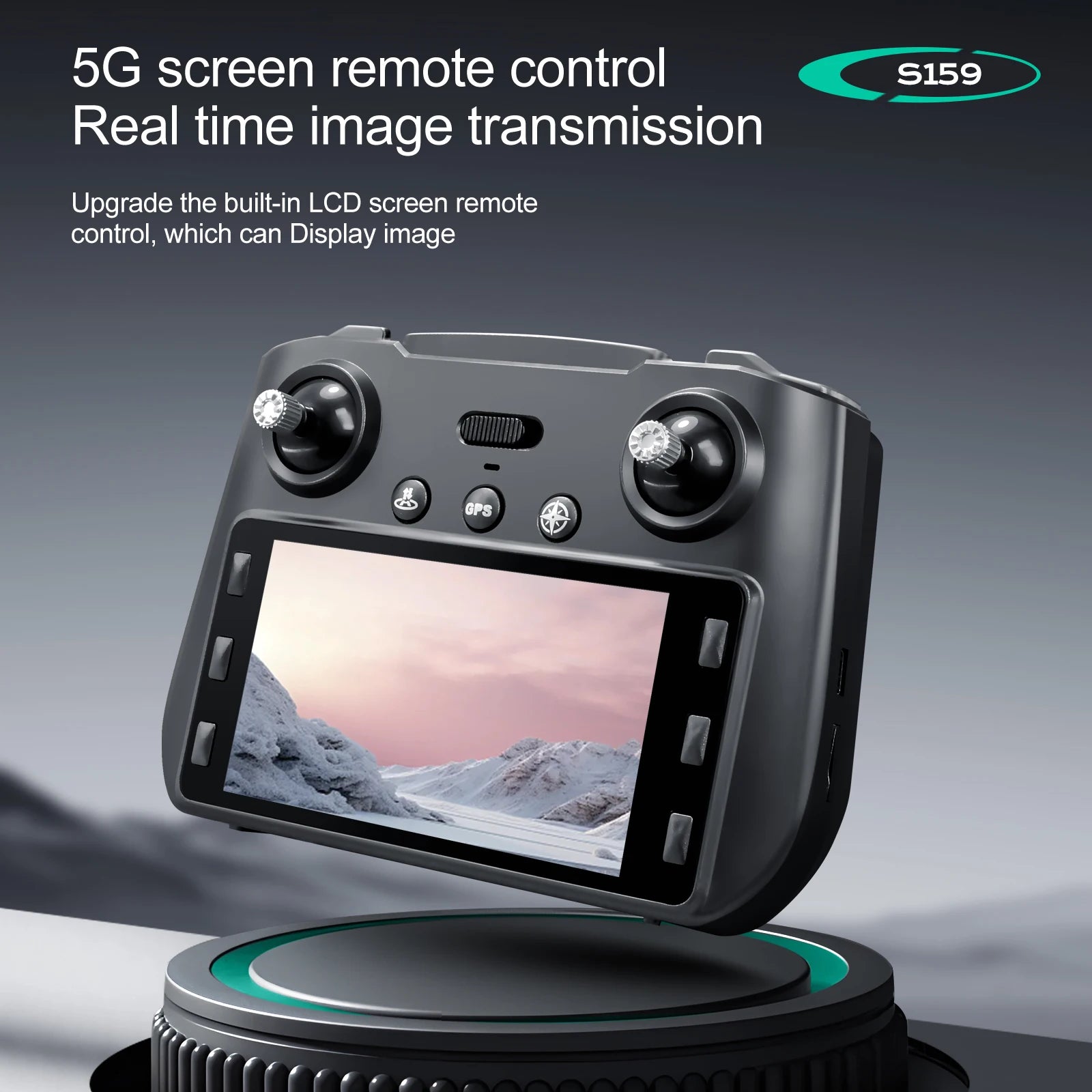 4K GPS Drone with Dual Camera and Remote Screen - Foldable Design Tidesmit