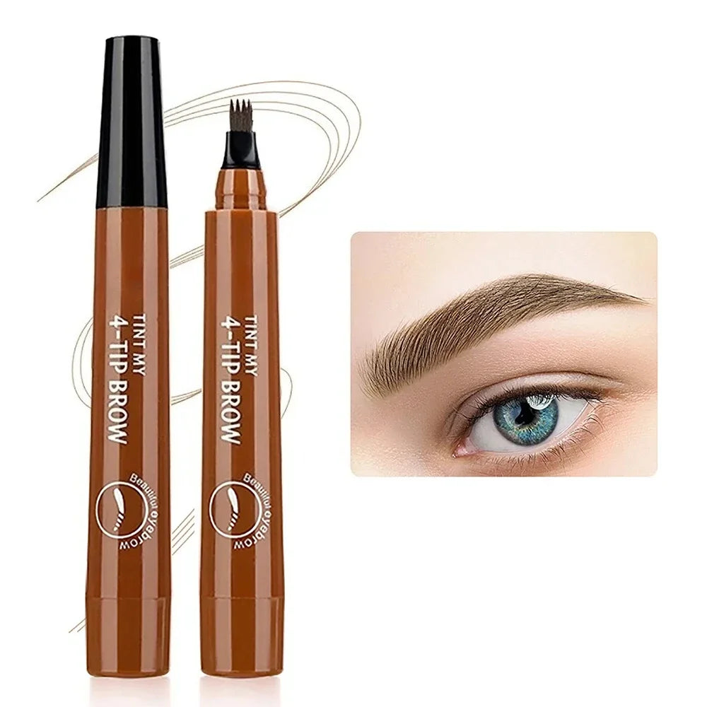 Four-Pronged Eyebrow Pencil - Smudge-Proof PMU Microblading Pen Permanent Makeup Machines 01 Tidesmit