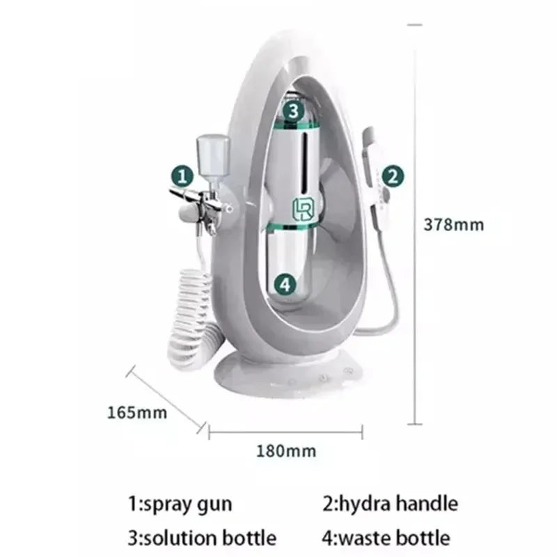 NEW Peeling Beauty Device New Small Bubble Oxygen Injection Instrument Hydra Dermabrasion Aqua Facial Cleaning Suction Blackhead