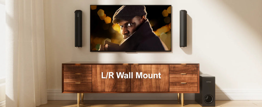 4.1 Channel Soundbar with Subwoofer - 200W Detachable Home Theater Tidesmit