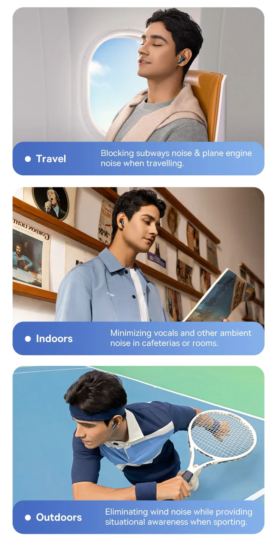 Baseus Bowie M2s ANC Earphone Bluetooth 5.3 Hybrid -48dB Noise Cancellation Wireless Headphone Support 3D Spatial Audio Earbuds Tidesmit