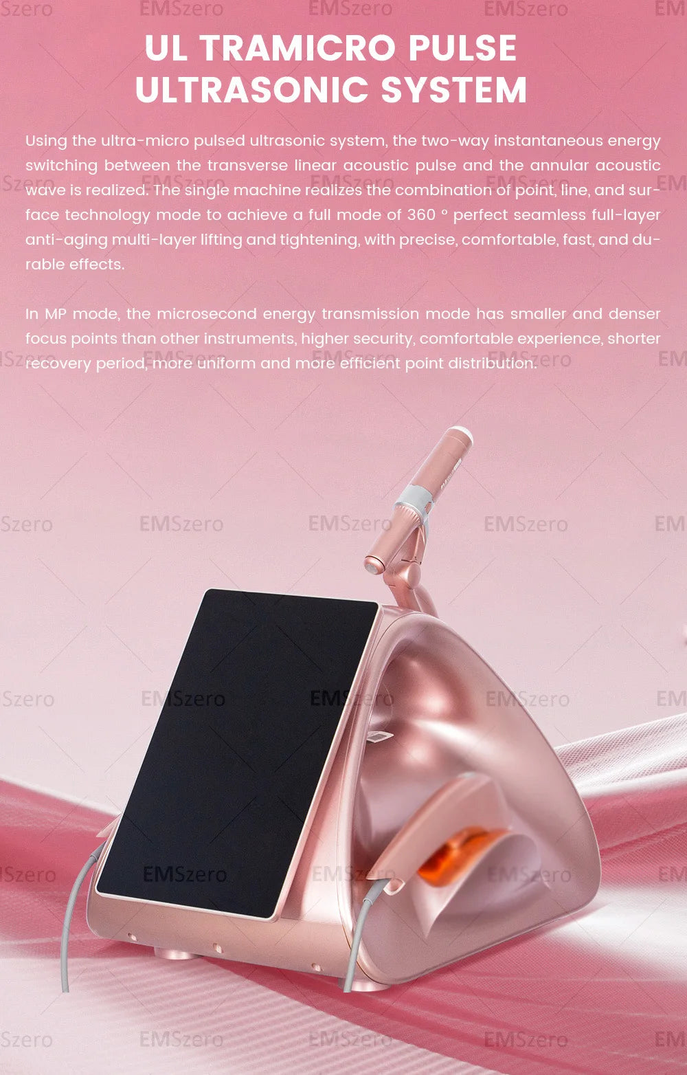 12D HIFU Face Lifting Machine - Professional Skin Firming Device Body Shaping Massage Equipment Tidesmit