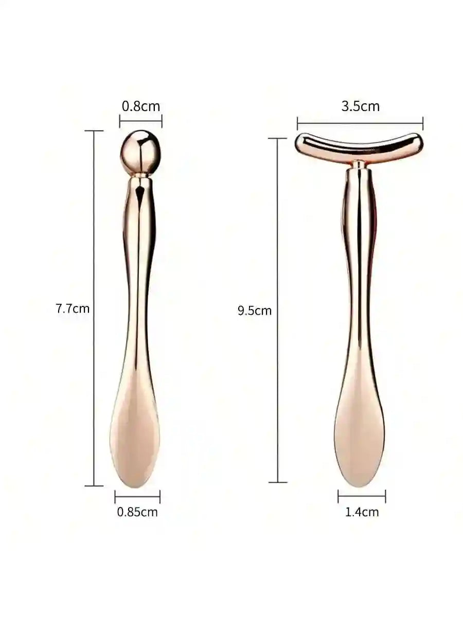 Electric Face and Eye Massager, Rose Gold Firming Wand by Tidesmit Eye Massage Instrument Tidesmit