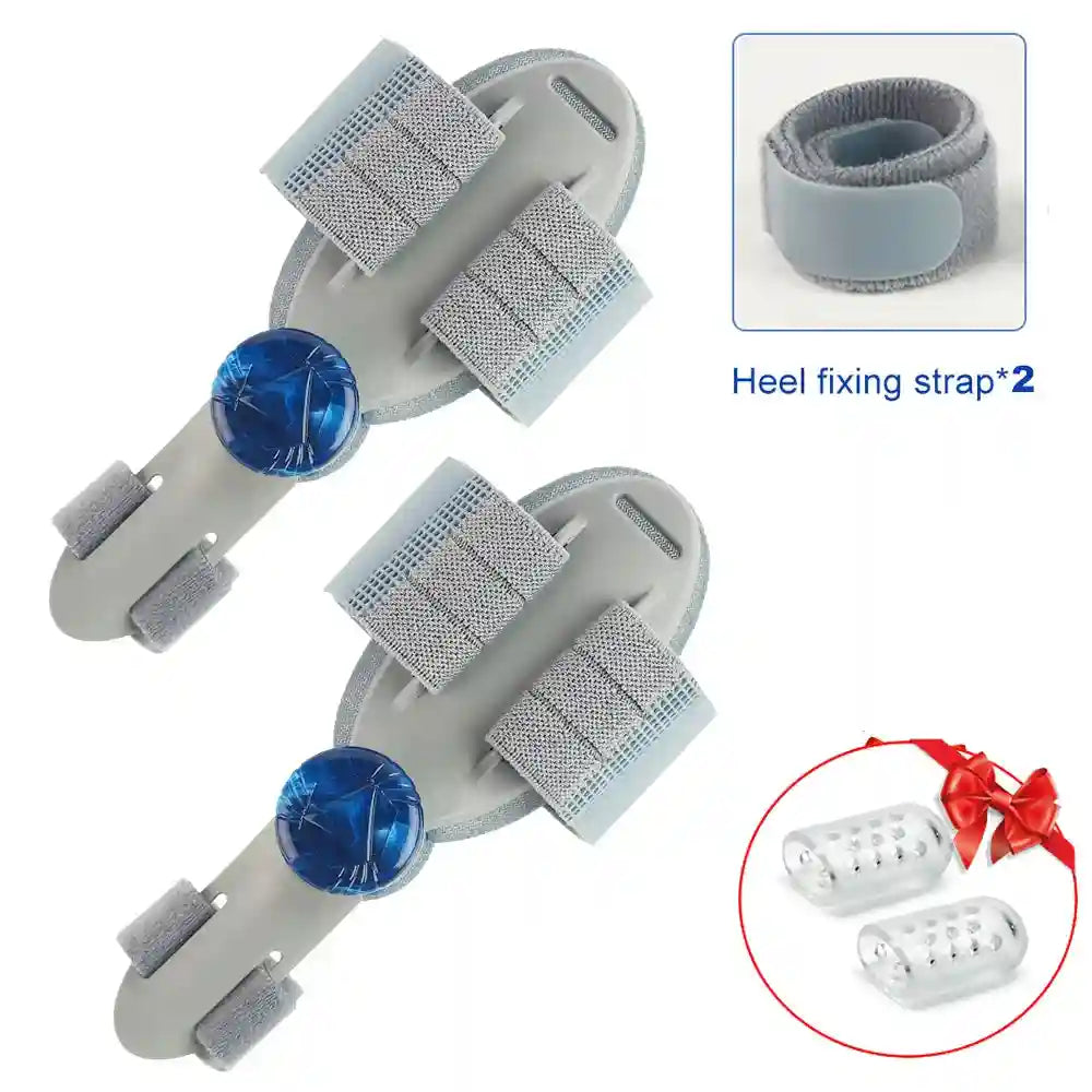 Bunion Corrector Toe Separator - Ergonomic Silicone for Hallux Valgus Massage Roller Type B 2pc-Gy Tidesmit