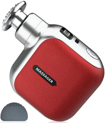Portable Fascia Gun: Rechargeable Deep Tissue Muscle Recovery Massager Fascia Gun red Type C Charge Tidesmit