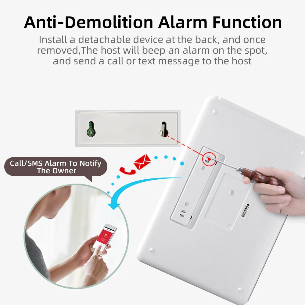 Smart Home Security Alarm System with 4G WiFi App Control by Tidesmit Tidesmit