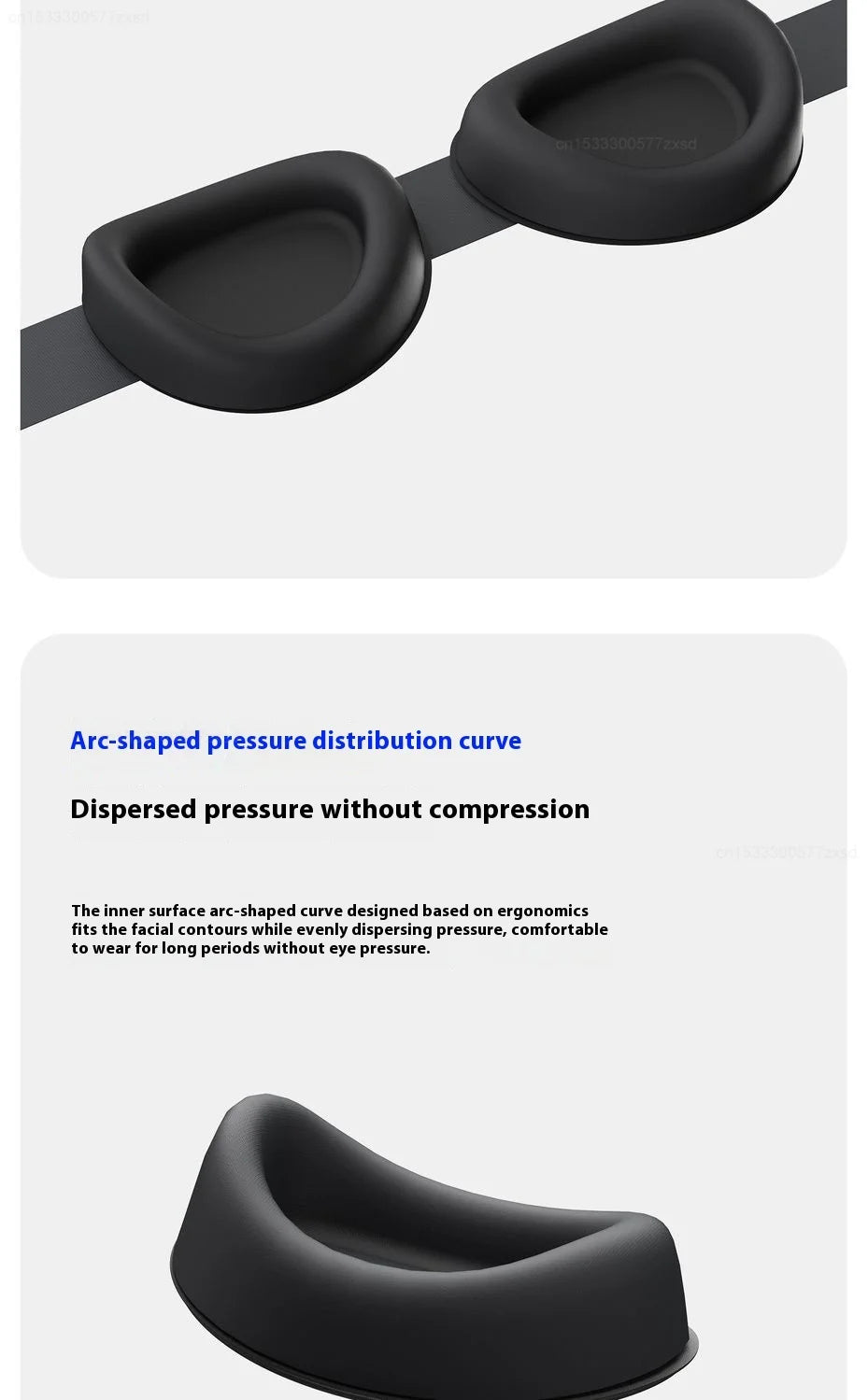 Dreamlight 3D Travel Eye Mask Sleep Blackout 3D Stereoscopic Sleep Aid Portable for Men Women Portable Storage Blindfold