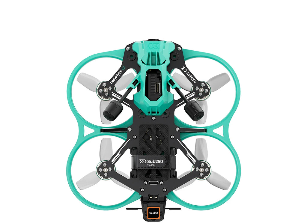 2.5 Inch CineWhoop FPV Drone with 4K 120fps Camera and GPS Tidesmit