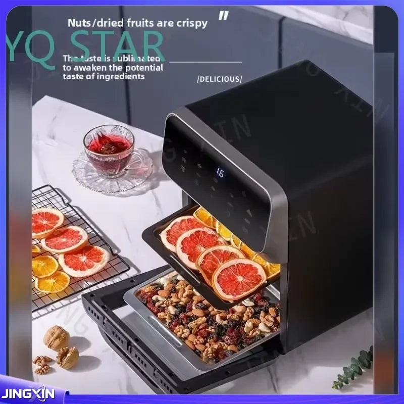 custom for Large Capacity Smart Microwave Oven Household Electric Air Fryer Visible Cooking Appliance Kitchen Tool 2025 New