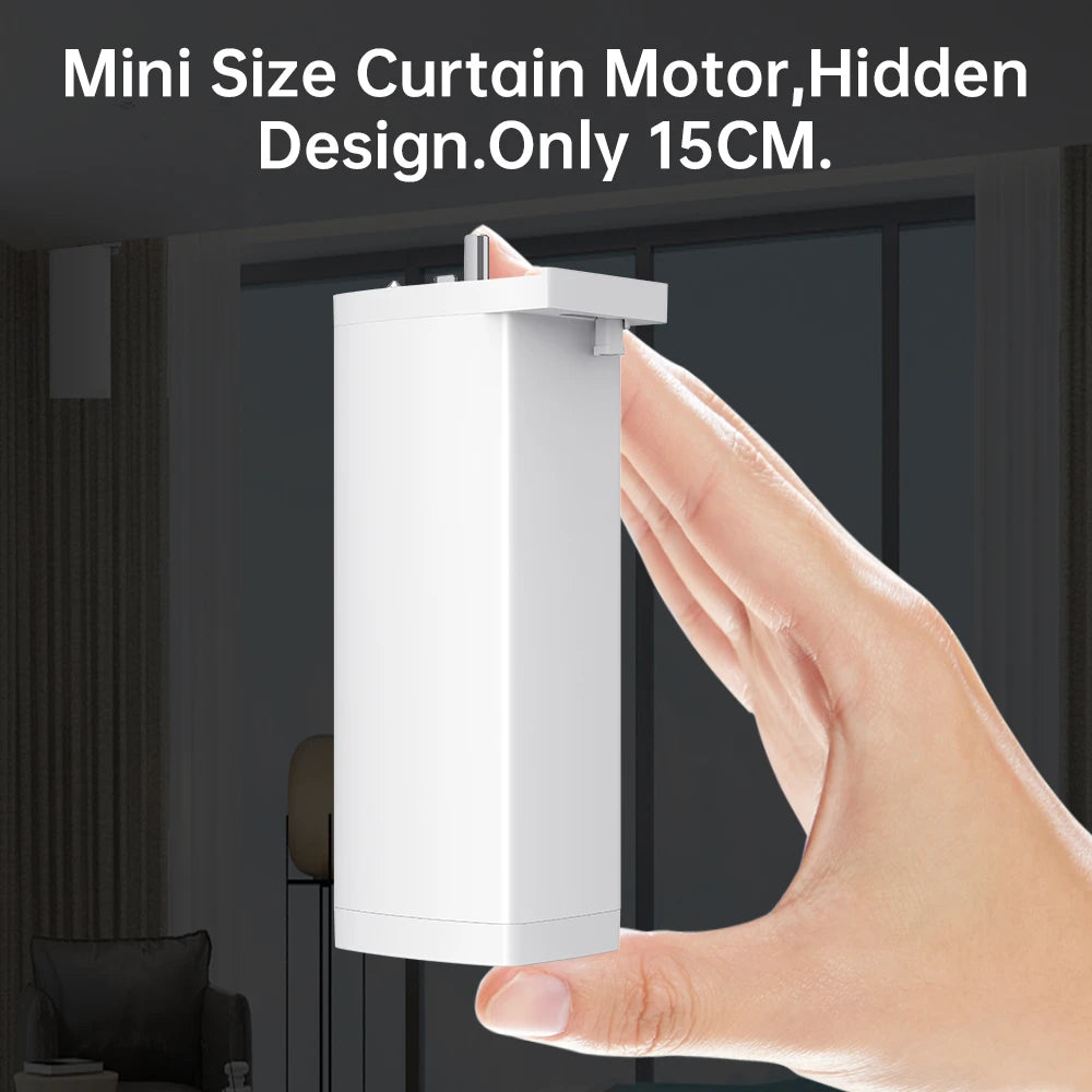 Smart Curtain Motor WiFi Zigbee Silent Electric Track - Tidesmit Tidesmit