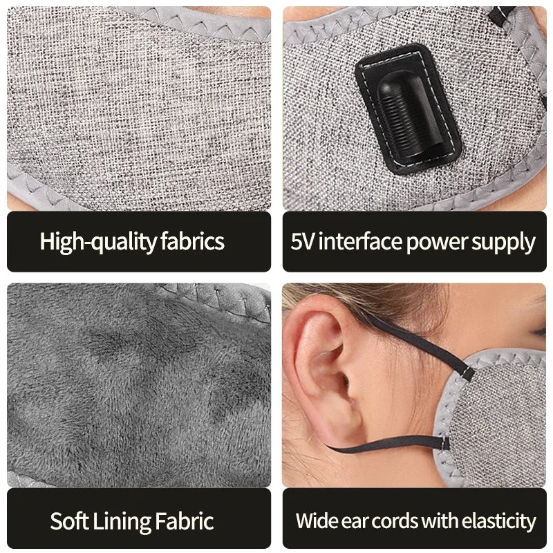Electric Nasal Massager for Sinus Relief - Heat Therapy & Massage Massage Cushion Tidesmit