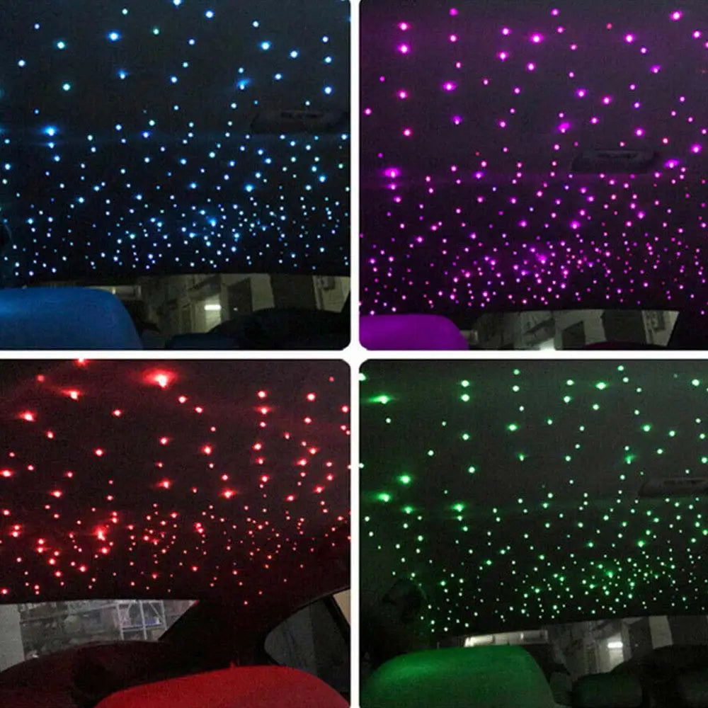 Fiber Optic Star Ceiling Kit - RGBW LED Car Roof Light System Tidesmit