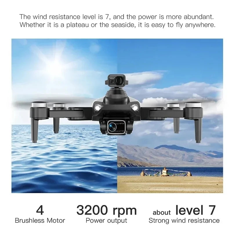 4K GPS Drone with Obstacle Avoidance and FPV Camera | Tidesmit Tidesmit