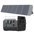 CTOLITY XP1000 1600W Portable Power Station 1024Wh Lifepo4 Battery & 200W Foldable Solar Panel Waterproof US EU Warehouse Shipping