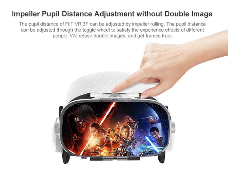 Tidesmit VR Headset for Smartphones with Spatial Audio and Remote Control Tidesmit