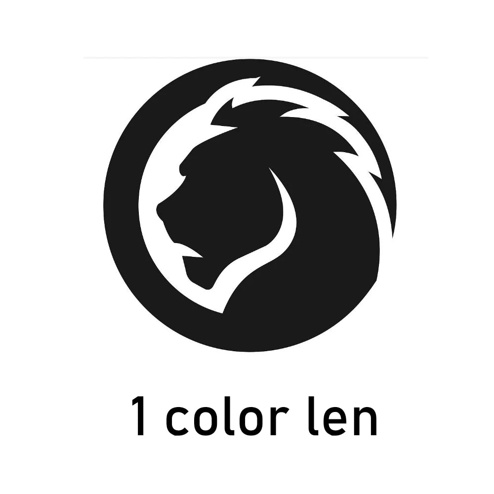 Black horse logo gobo icon for 1-color lens