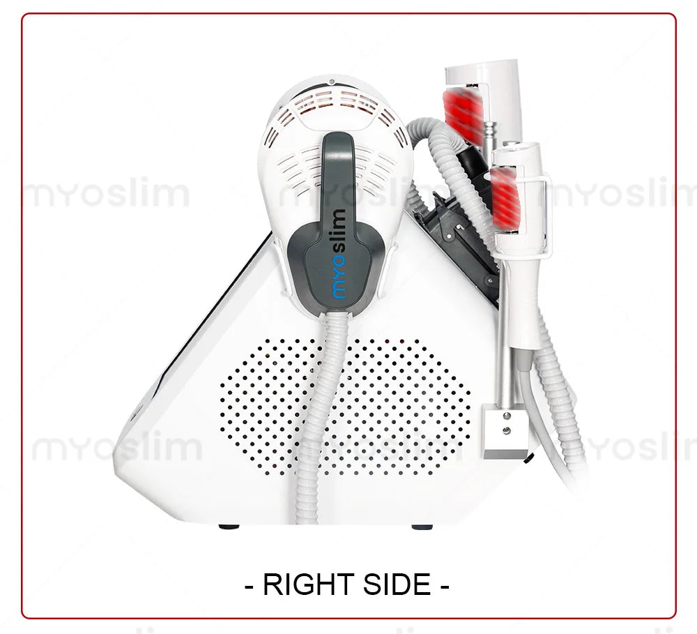 MyoSlim 360 professional EMS inner ball roller machine for cellulite reduction, fat burning, and muscle toning.