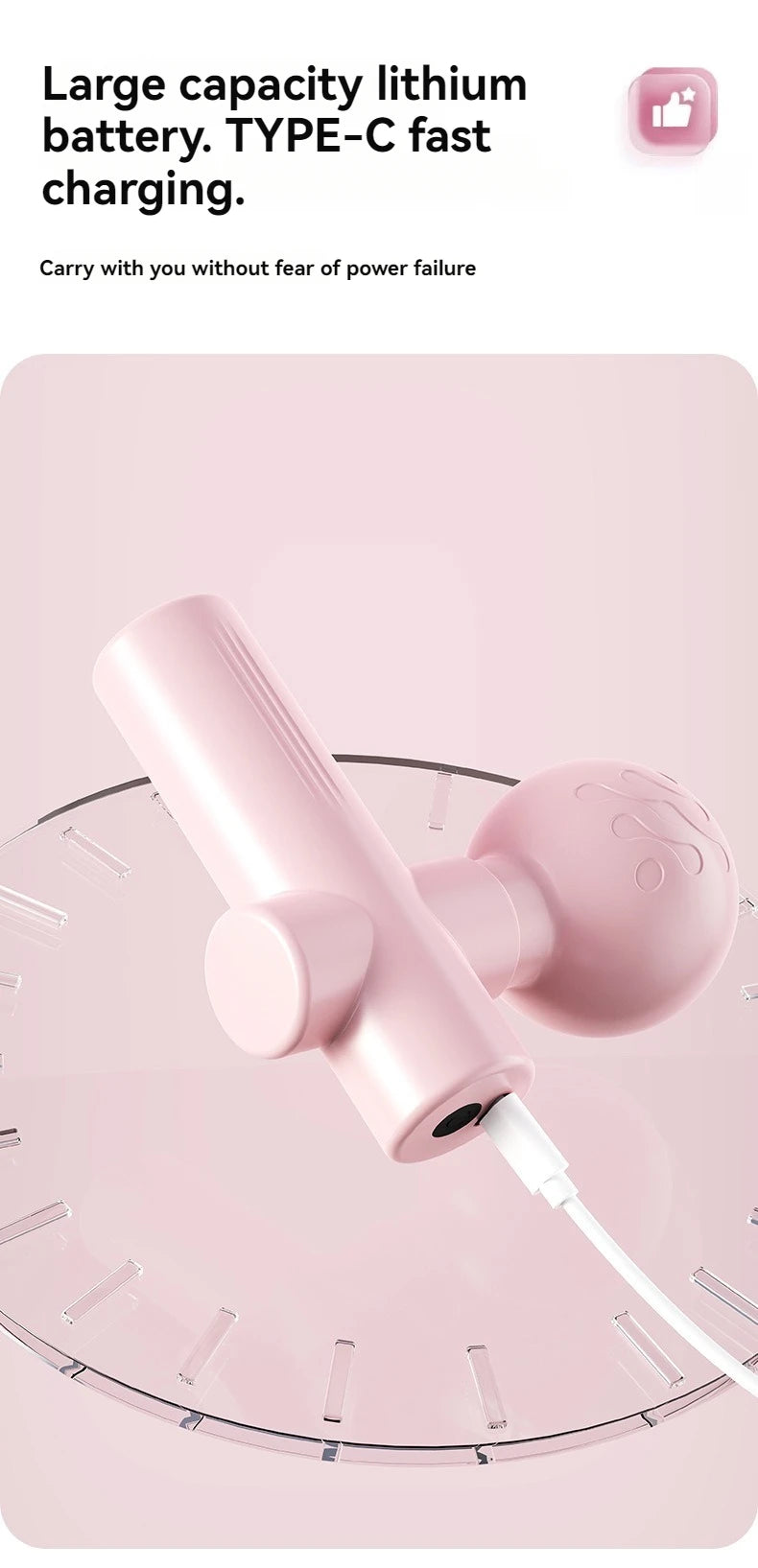Mini Massage Gun for Deep Tissue Muscle Relief - USB Rechargeable Body Shaping Massage Equipment Tidesmit