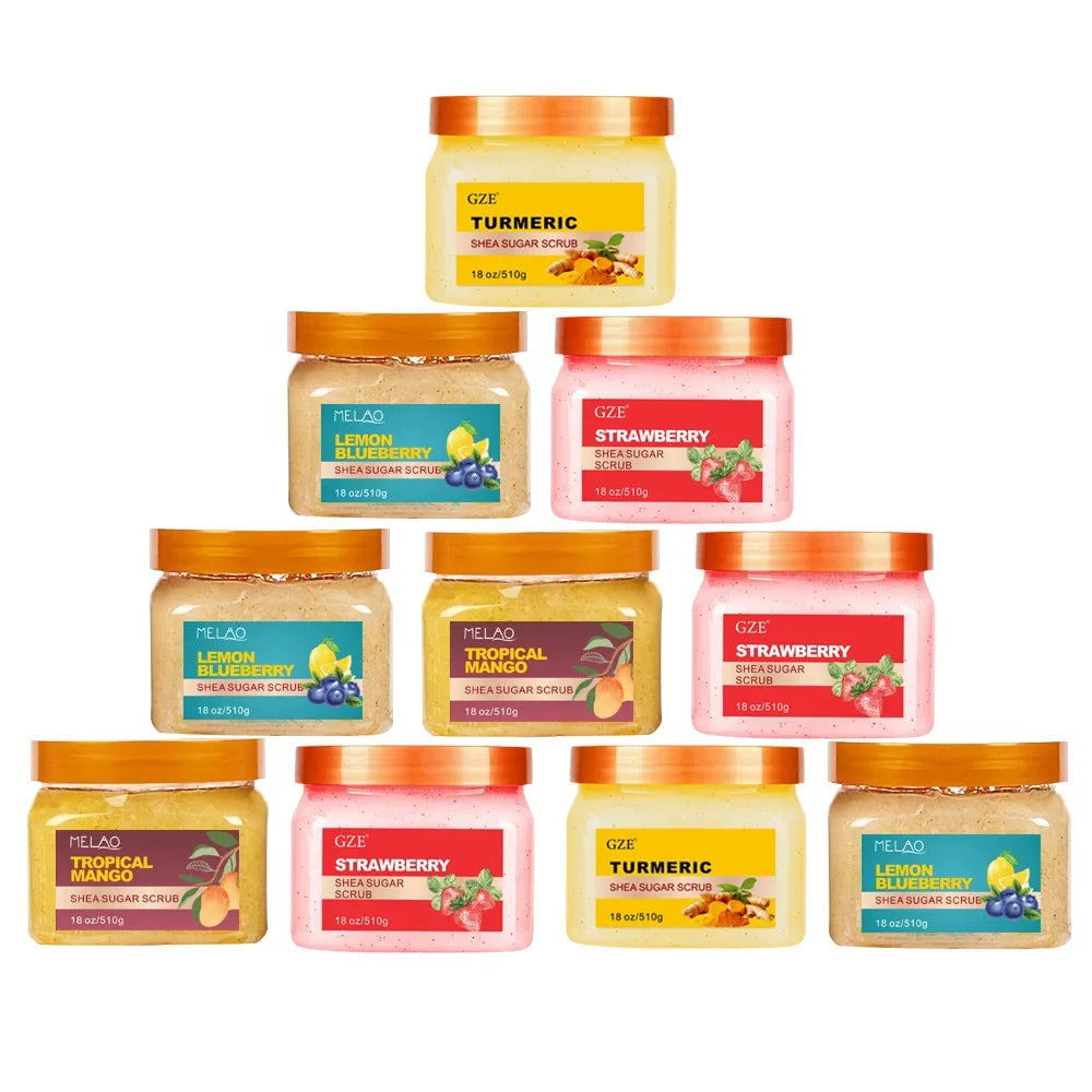 Shea Sugar Body Scrub | Salon-Quality Exfoliating Polish by Tidesmit Scrubs Treatments Tidesmit