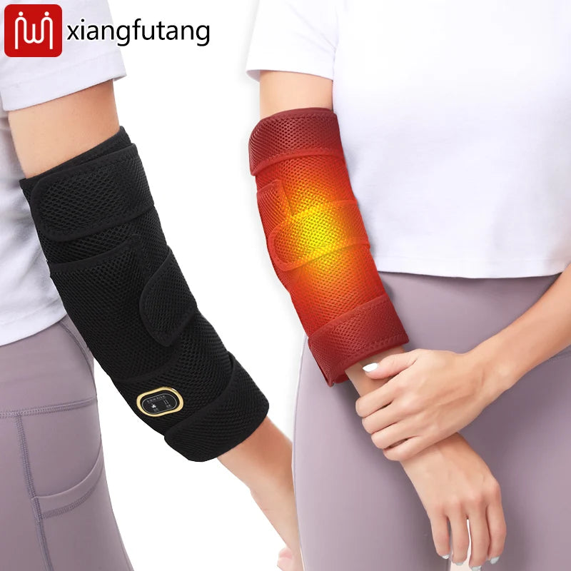 Elbow Massager with Heat & Vibration Therapy - Portable Pain Relief Relaxation Treatment Tidesmit