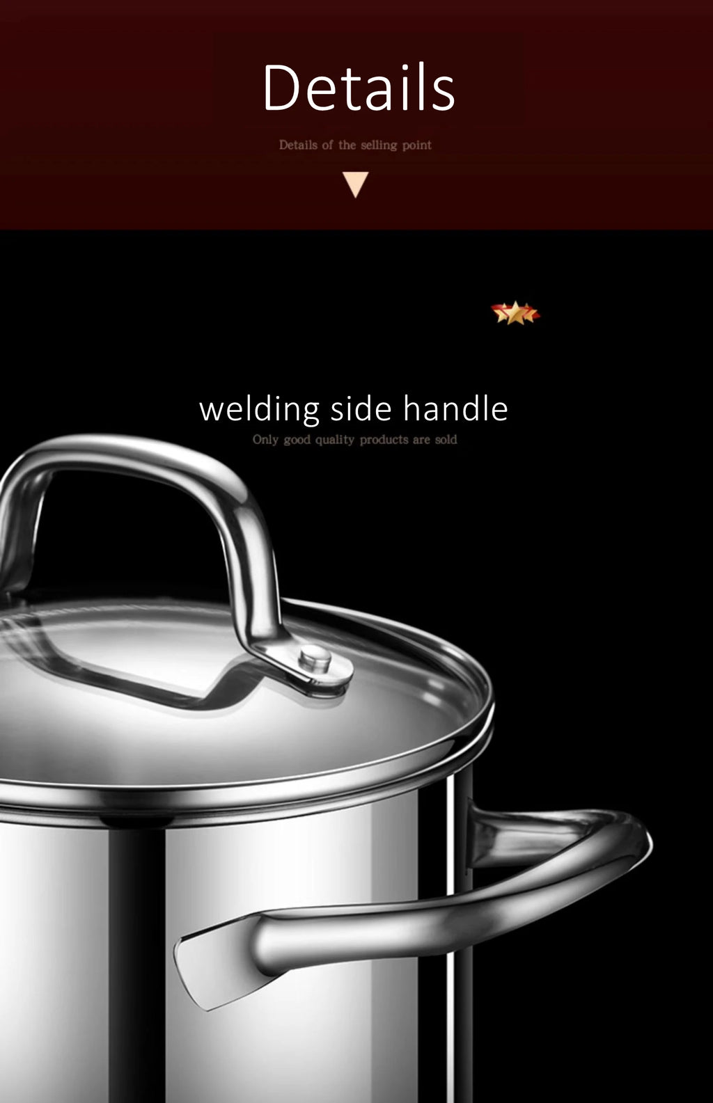 LFGB Certificated Pure 304 Stainless Steel Deep Fryer Oil Save Potato Chip Frying Pot Vegetable Noodle Stewing Pot with Strainer