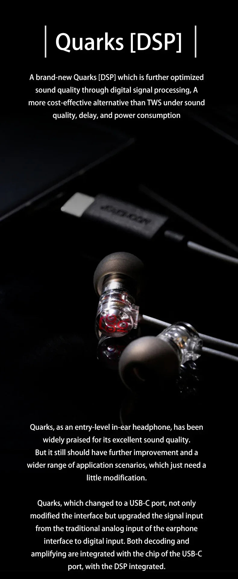 Moondrop Quarks Wired IEMs | Micro Dynamic Driver Earphones | Tidesmit Tidesmit