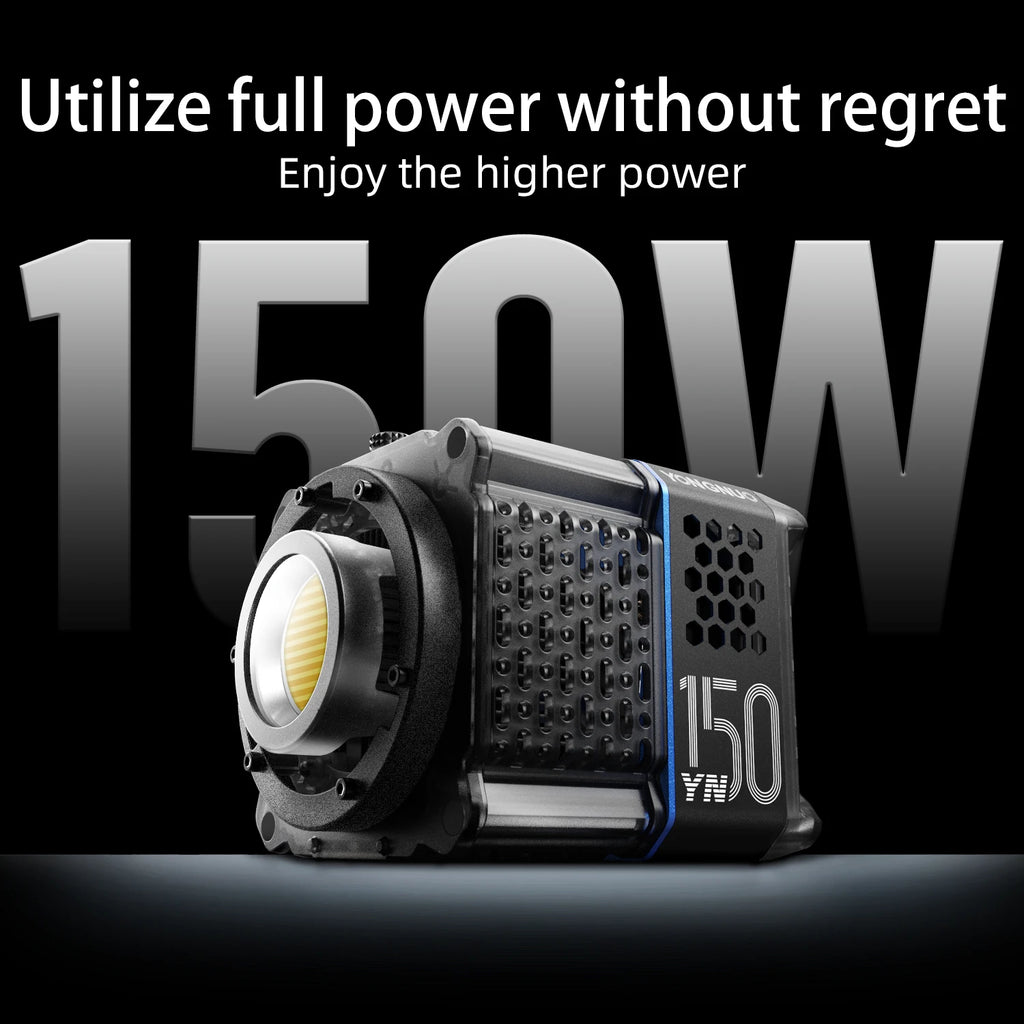 Portable 150W COB LED Video Light – Adjustable Color Temperature Kit Tidesmit