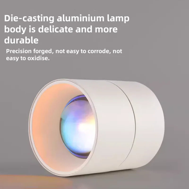 Romantic Sunset Spotlight LED Lamp Interior Surface Surface Embedded Ceiling Spot Lighting For Decoration Living Bedroom Hallway