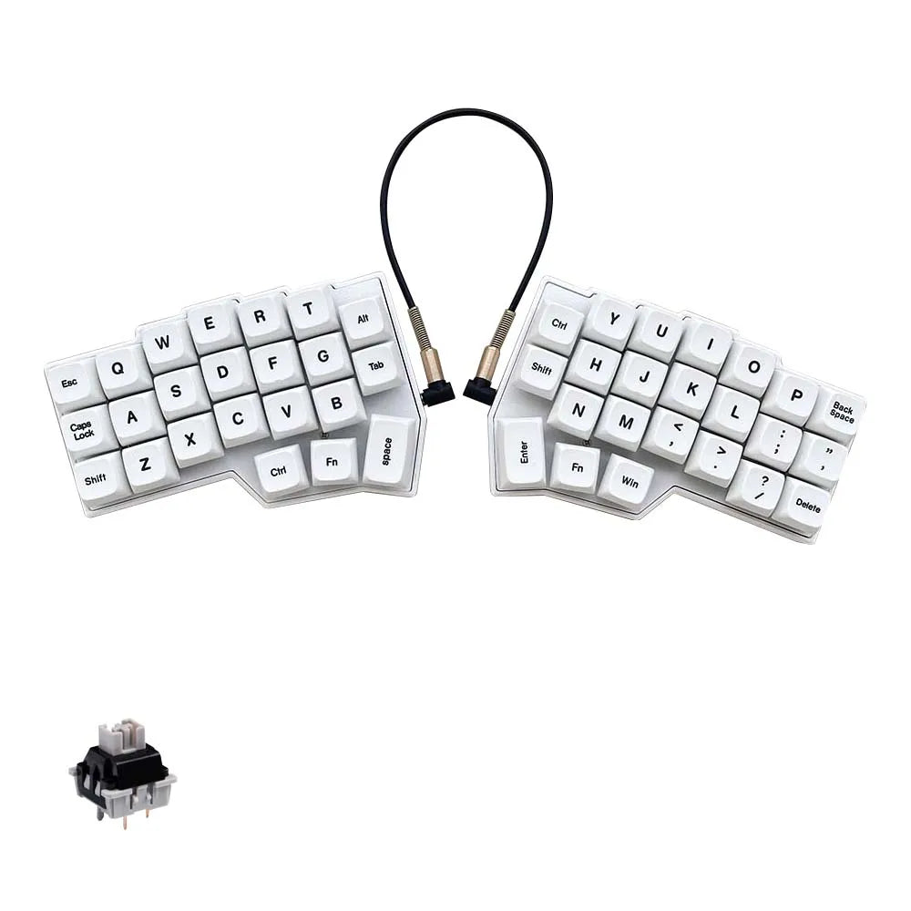 Corne V4.1 Split Ergonomics Hot-swappable MX Mechanical Keyboard Wired South RGB VIAL fully rogrammable