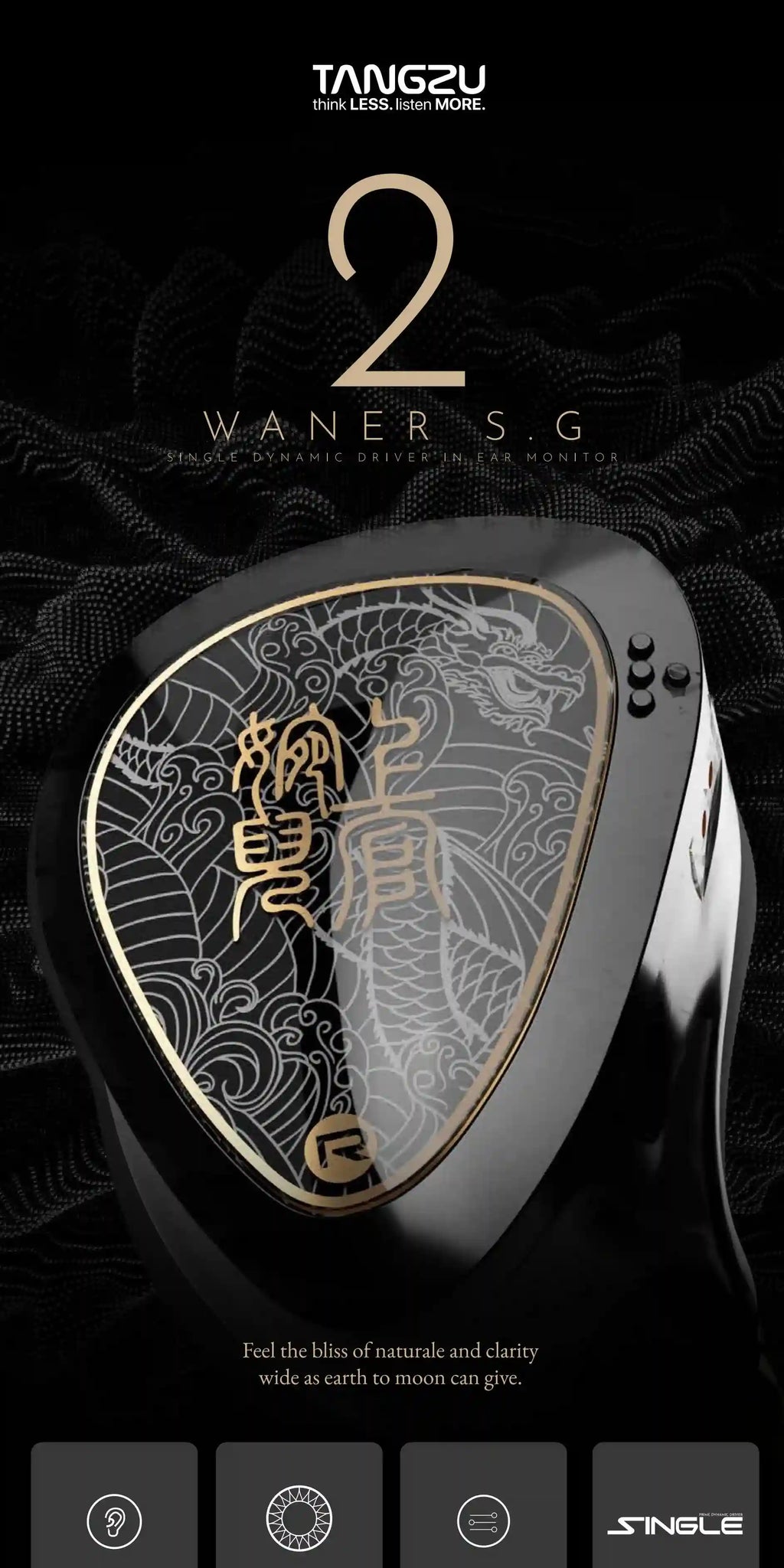 TangZu Waner S.G Hi-Fi Wired In-Ear Monitors - High Fidelity Audio Tidesmit