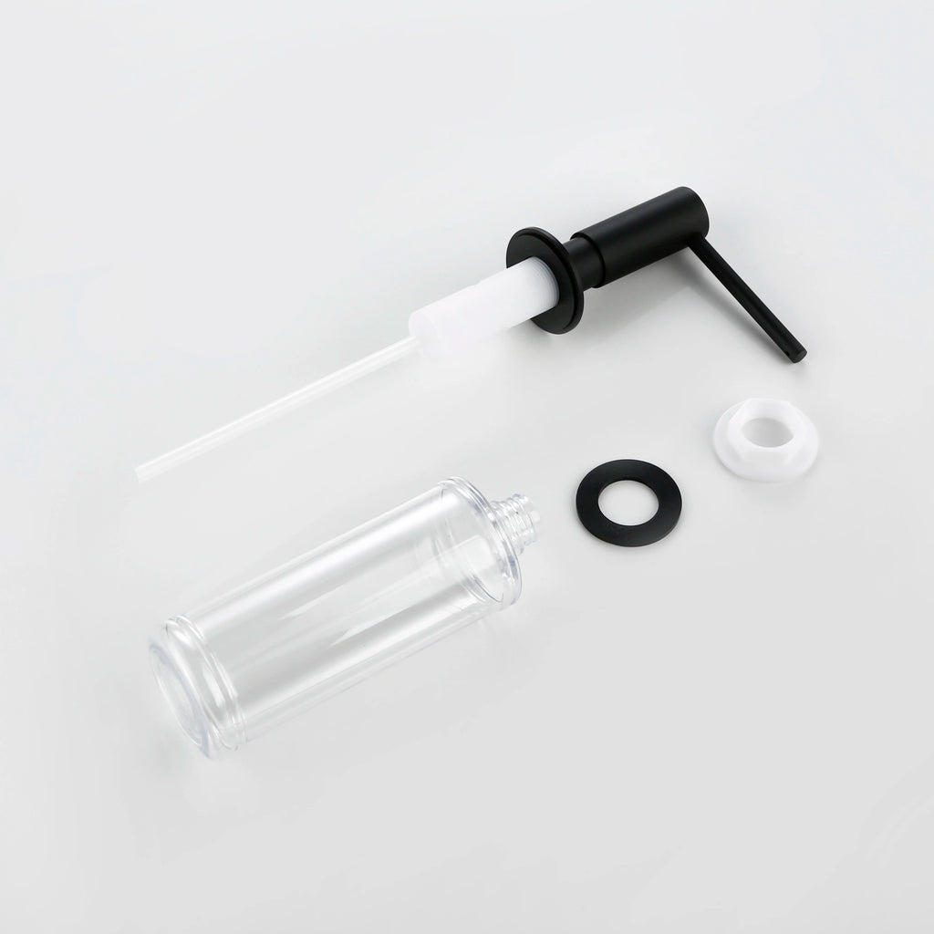 Gunmetal Liquid Soap Dispenser Plastic Bottle The 360 Degree Swivel Head Kitchen Installed In Sink Is Convenient And Simple