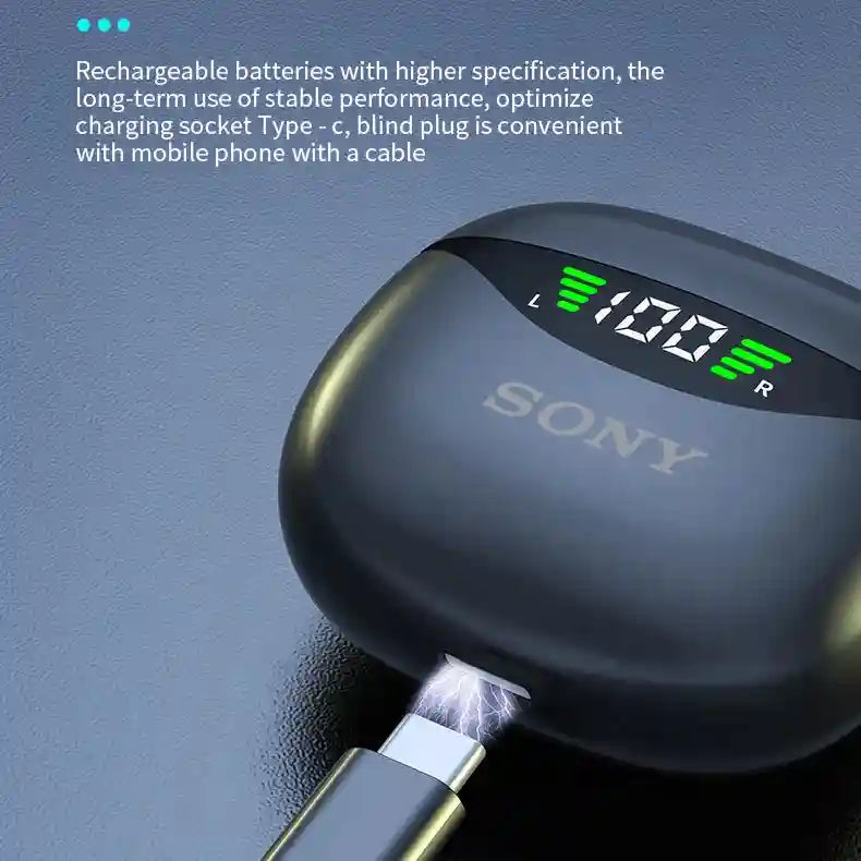 Sony DP4 Wireless Headphones with Active Noise Cancellation - Black Tidesmit