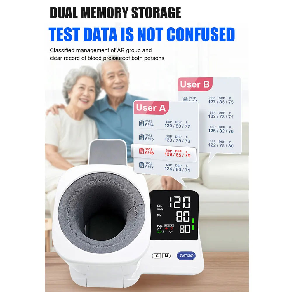 Blood Pressure Monitors for Home Use, Blood Pressure Machine Upper Arm with Large Wide Cuff Automatic Digital BP Machine