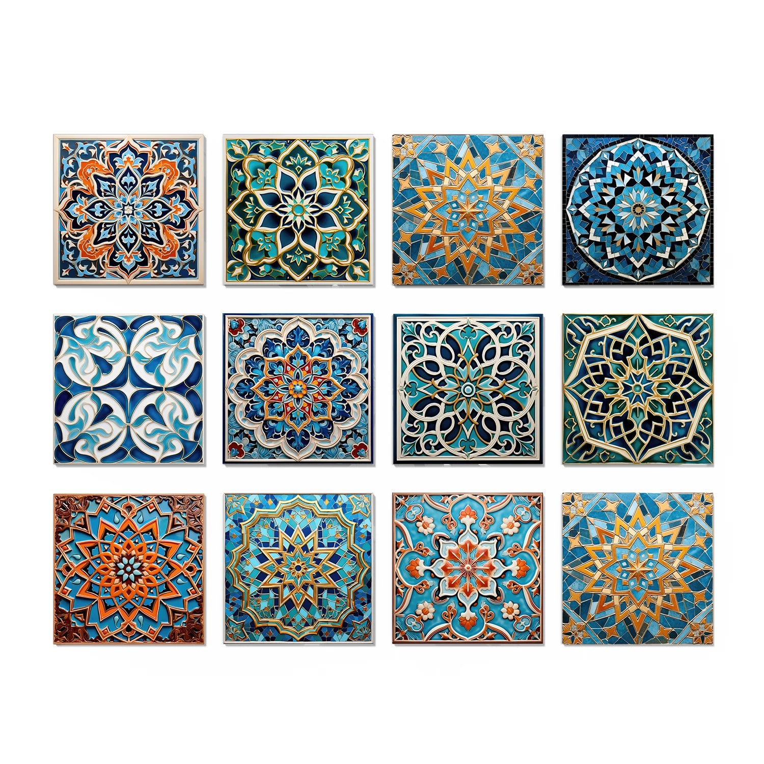 Classic Tile Self-adhesive Wallpaper, Waterproof Thickened PE Foam Wall Sticker for Bedroom, Bathroom, Kitchen, Tile Sticker
