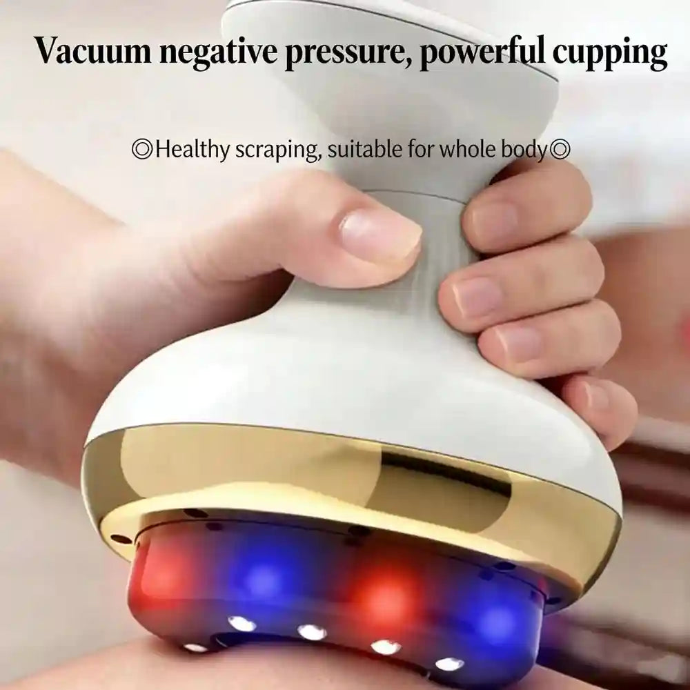 Electric Cupping Massager with Heat Therapy - Tidesmit Wellness Tool Massage Roller Tidesmit
