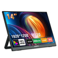 14 Inch Portable Touch Monitor Non-touch Optional 16:10 400cd/m2 Gaming Computer Expand Display For XBox PS4/5 Switch Loptop