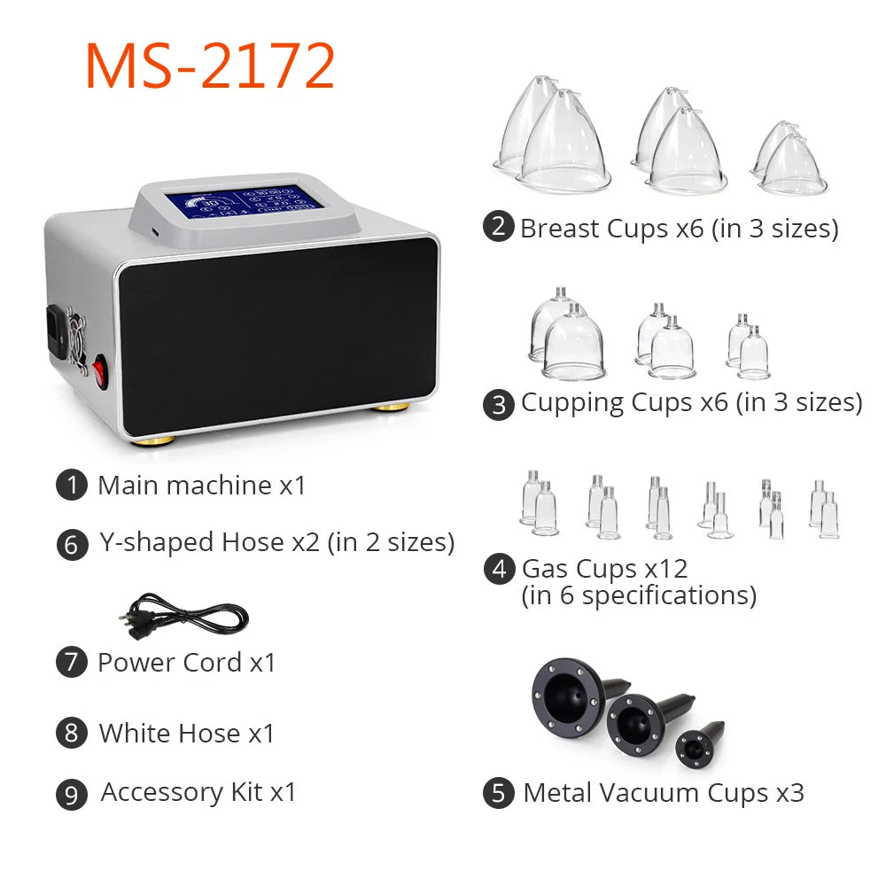 Vacuum Butt Lift Machine MS-2172 | Body Shaping Massage System Body Shaping Massage Equipment MS-2172 China Mainland